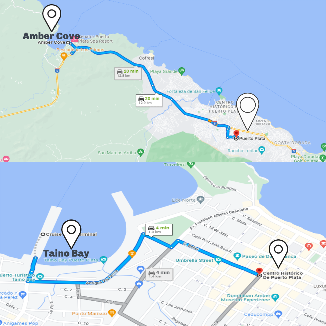 Mapas de los puertos de Puerto Plata 