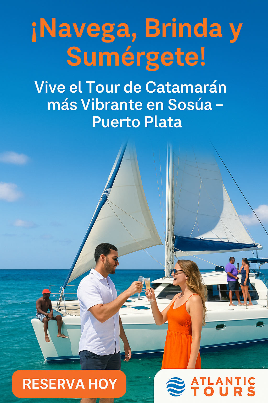 Discover Sosúa’s underwater wonders aboard a luxury catamaran